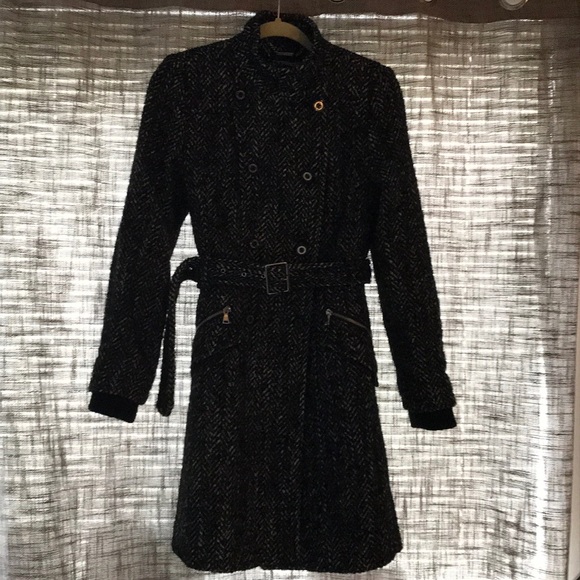 Tweed herringbone coat - Picture 1 of 5